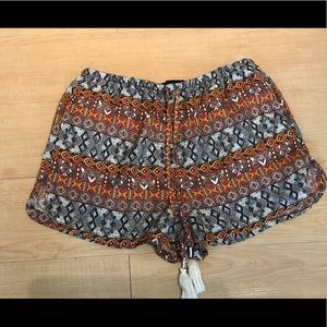 Tribal printed shorts